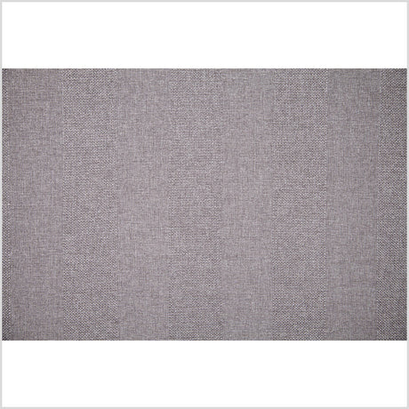 Heathered Gray Wides Stripes Linen-Like Woven