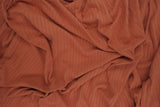 Rib Stretch Knit Fabric Solid