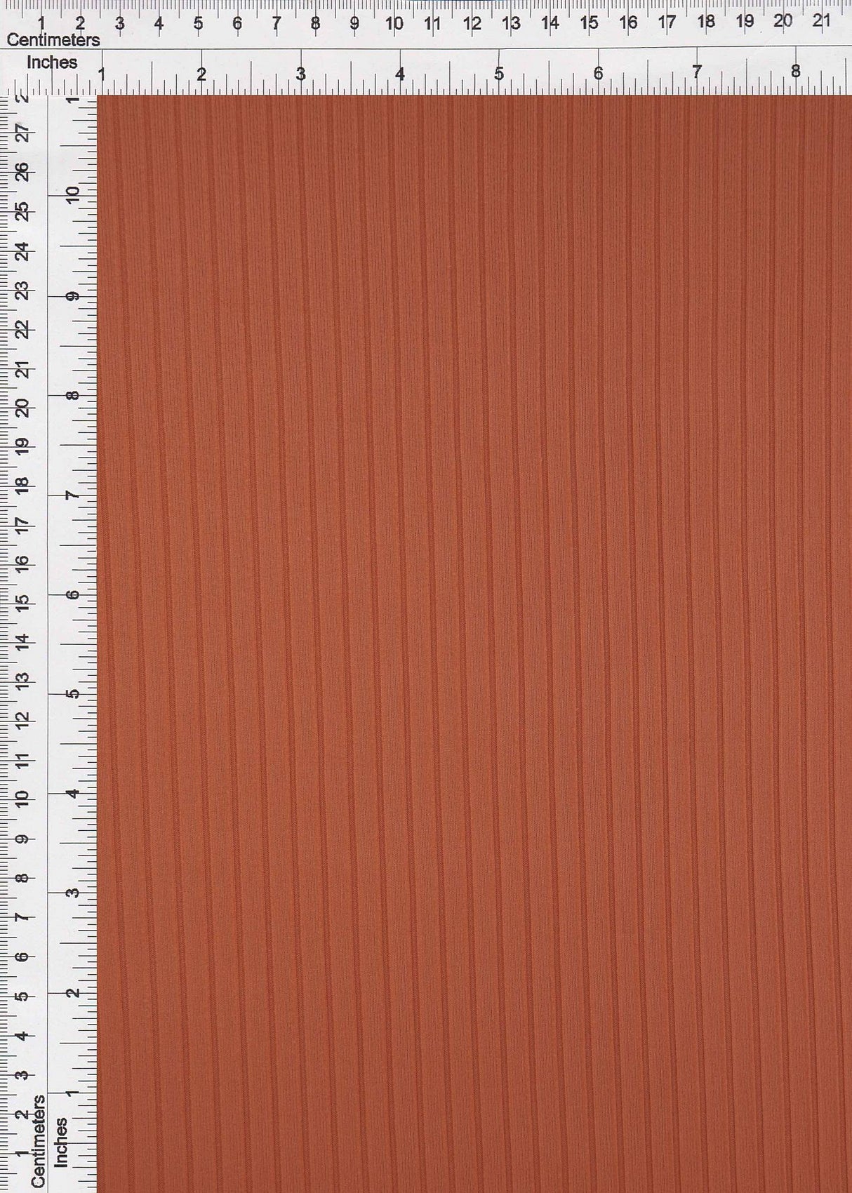 Rib Stretch Knit Fabric Solid