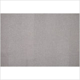Pale Silver Cloud Wides Stripes Linen-Like Woven