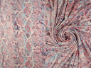 1 Yard Rayon Spandex Jersey Knit Fabric Snake Skin Print Lightweight Stretch 58/60" Width