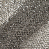 Silver Sequined Netted Lace