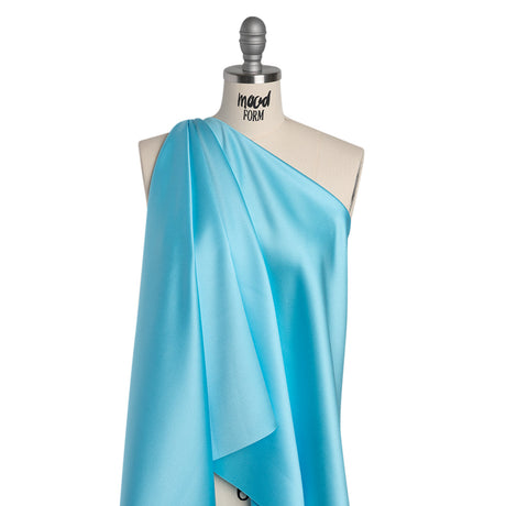 Polyester Satin - Capri Turquoise - Reverie Collection