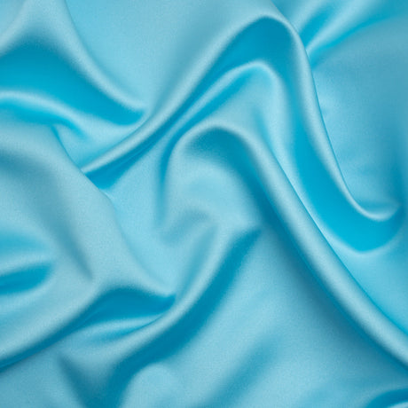 Polyester Satin - Capri Turquoise - Reverie Collection