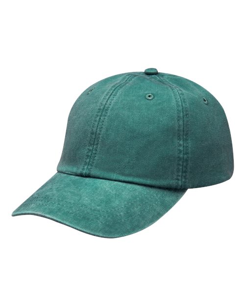 Adams Headwear Optimum Pigment Dyed Dad Hat Vintage Cotton Baseball Cap