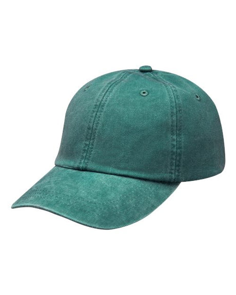 Adams Headwear Optimum Pigment Dyed Dad Hat Vintage Cotton Baseball Cap