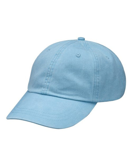 Adams Headwear Optimum Pigment Dyed Dad Hat Vintage Cotton Baseball Cap