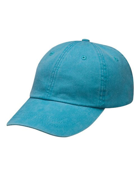 Adams Headwear Optimum Pigment Dyed Dad Hat Vintage Cotton Baseball Cap