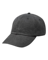 Optimum Pigment-Dyed Cotton Dad Hat with Mesh Lining, Adjustable Leather Strap