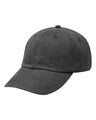 Optimum Pigment-Dyed Cotton Dad Hat with Mesh Lining, Adjustable Leather Strap