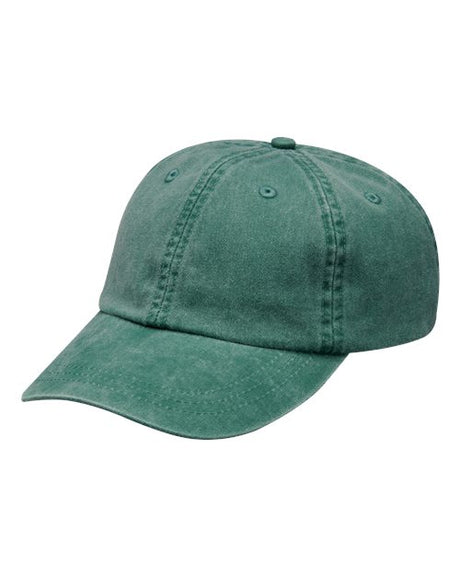 Adams Headwear Optimum Pigment Dyed Dad Hat Vintage Cotton Baseball Cap