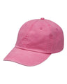 Optimum Pigment-Dyed Cotton Dad Hat with Mesh Lining, Adjustable Leather Strap