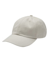 Optimum Pigment-Dyed Cotton Dad Hat with Mesh Lining, Adjustable Leather Strap