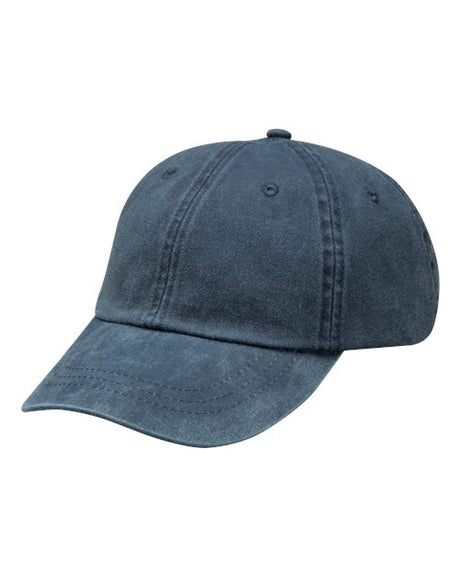 Adams Headwear Optimum Pigment Dyed Dad Hat Vintage Cotton Baseball Cap