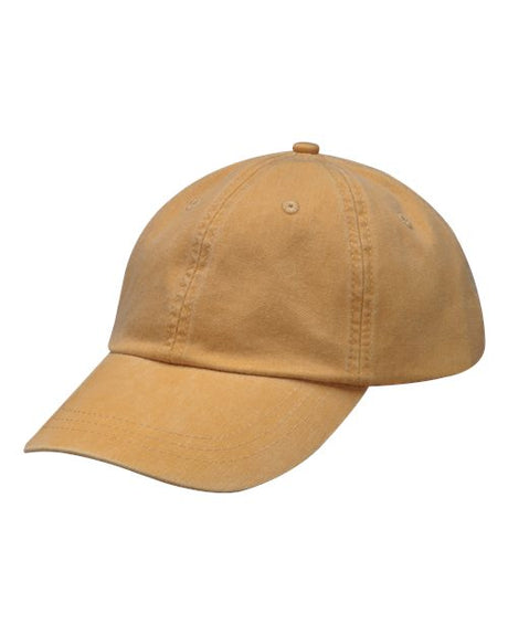 Adams Headwear Optimum Pigment Dyed Dad Hat Vintage Cotton Baseball Cap