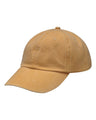 Optimum Pigment-Dyed Cotton Dad Hat with Mesh Lining, Adjustable Leather Strap
