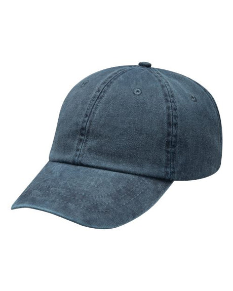 Adams Headwear Optimum Pigment Dyed Dad Hat Vintage Cotton Baseball Cap