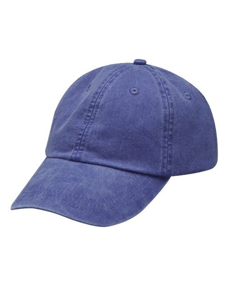 Adams Headwear Optimum Pigment Dyed Dad Hat Vintage Cotton Baseball Cap