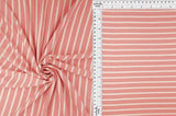 Viscose Crepe Stripe Stretch Fabric