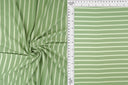 Viscose Crepe Stripe Stretch Fabric