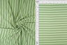 Viscose Crepe Stripe Stretch Fabric