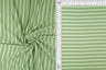 Striped Viscose Crepe Fabric 1 Yard Soft Draping Texture Lightweight 58/60" Wide