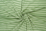 Viscose Crepe Stripe Stretch Fabric