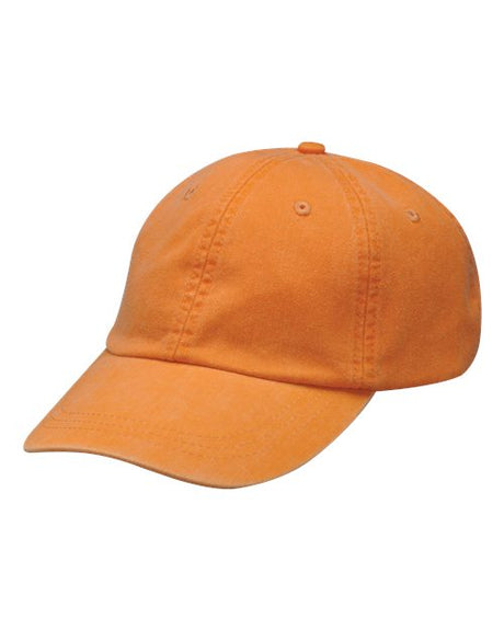Adams Headwear Optimum Pigment Dyed Dad Hat Vintage Cotton Baseball Cap