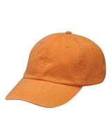 Optimum Pigment-Dyed Cotton Dad Hat with Mesh Lining, Adjustable Leather Strap