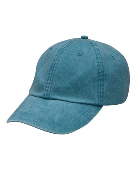 Adams Headwear Optimum Pigment Dyed Dad Hat Vintage Cotton Baseball Cap