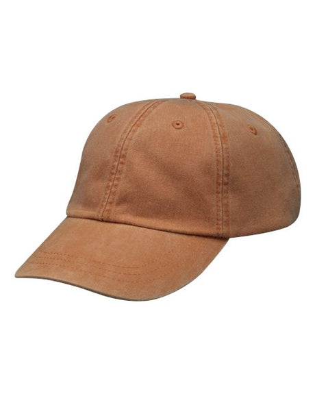 Adams Headwear Optimum Pigment Dyed Dad Hat Vintage Cotton Baseball Cap