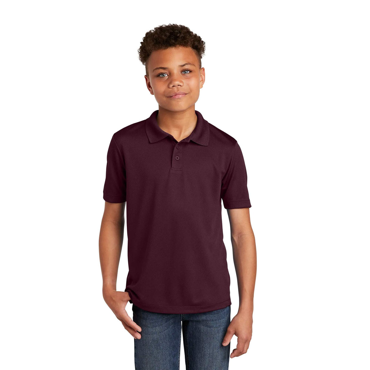 Sport-Tek® Youth Posi Charge Racer Mesh Polo