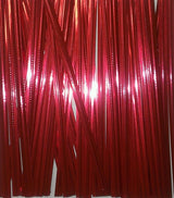 Red Metallic Twist Ties - 100 Pack