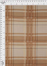 58/60" Double Knit Jacquard Plaid Fabric 87% Polyester 12% Rayon 1% Spandex 230 GSM by Yard