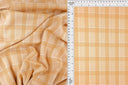 1 Yard 58/60" Double Knit Jacquard Plaid Fabric 87% Polyester 12% Rayon 1% Spandex 230 GSM by Yard