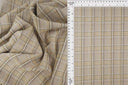 1 Yard 58/60" Double Knit Jacquard Plaid Fabric 87% Polyester 12% Rayon 1% Spandex 230 GSM