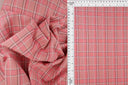Double Knit Jacquard Plaid Fabric 1 Yard Soft Stretch Medium Weight 58/60" Wide