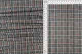 Plaid Double Knit Jacquard Stretch Fabric