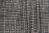 Plaid Double Knit Jacquard Stretch Fabric