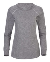 Women's Solid Preppy Patch Long Sleeve T-Shirt