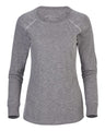 Women's Solid Preppy Patch Long Sleeve T-Shirt