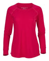 Women's Solid Preppy Patch Long Sleeve T-Shirt