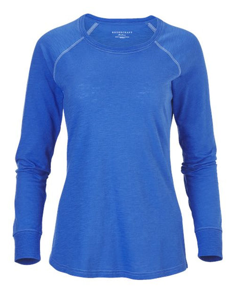 Women's Solid Preppy Patch Long Sleeve T-Shirt