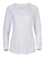 Women's Solid Preppy Patch Long Sleeve T-Shirt