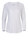 Women's Solid Preppy Patch Long Sleeve T-Shirt