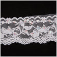 2.5" White Beaded Lace