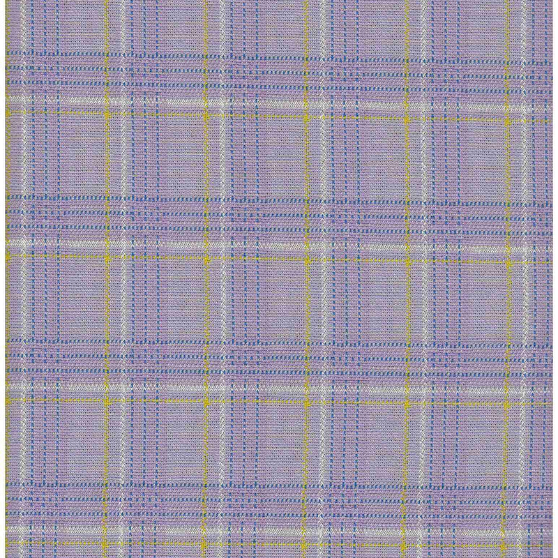 1 Yard Stretch Double Knit Jacquard Plaid Fabric Polyester Rayon Blend 58/60 Inches Wide