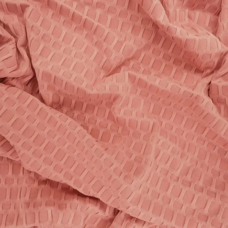 1 Yard Honeycomb Knit Solid Stretch Jacquard Fabric 58/60 Inch Wide