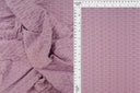 Tela jacquard de punto con panal sólida, mezcla elástica de poliéster y spandex, 58/60 pulgadas de ancho