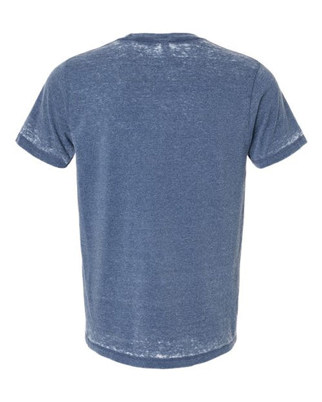 Camiseta burnout con lavado ácido